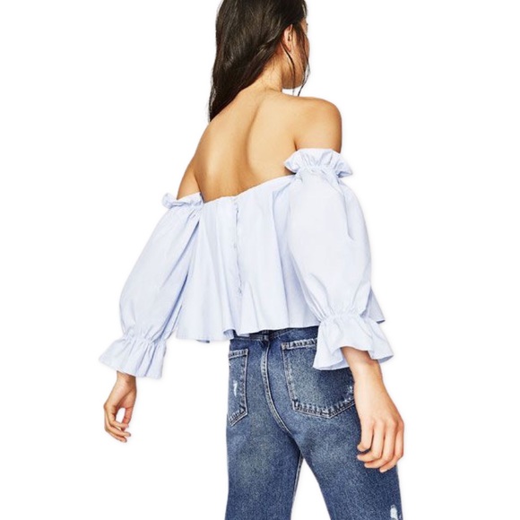 Zara Off The Shoulder Blouse - Picture 5 of 11